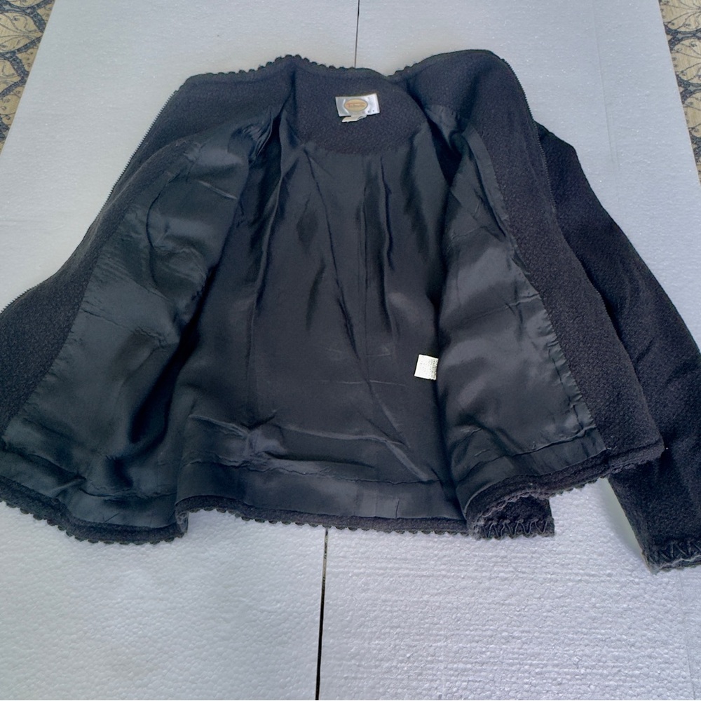 Black Textured Jacket - Picture 9 of 10